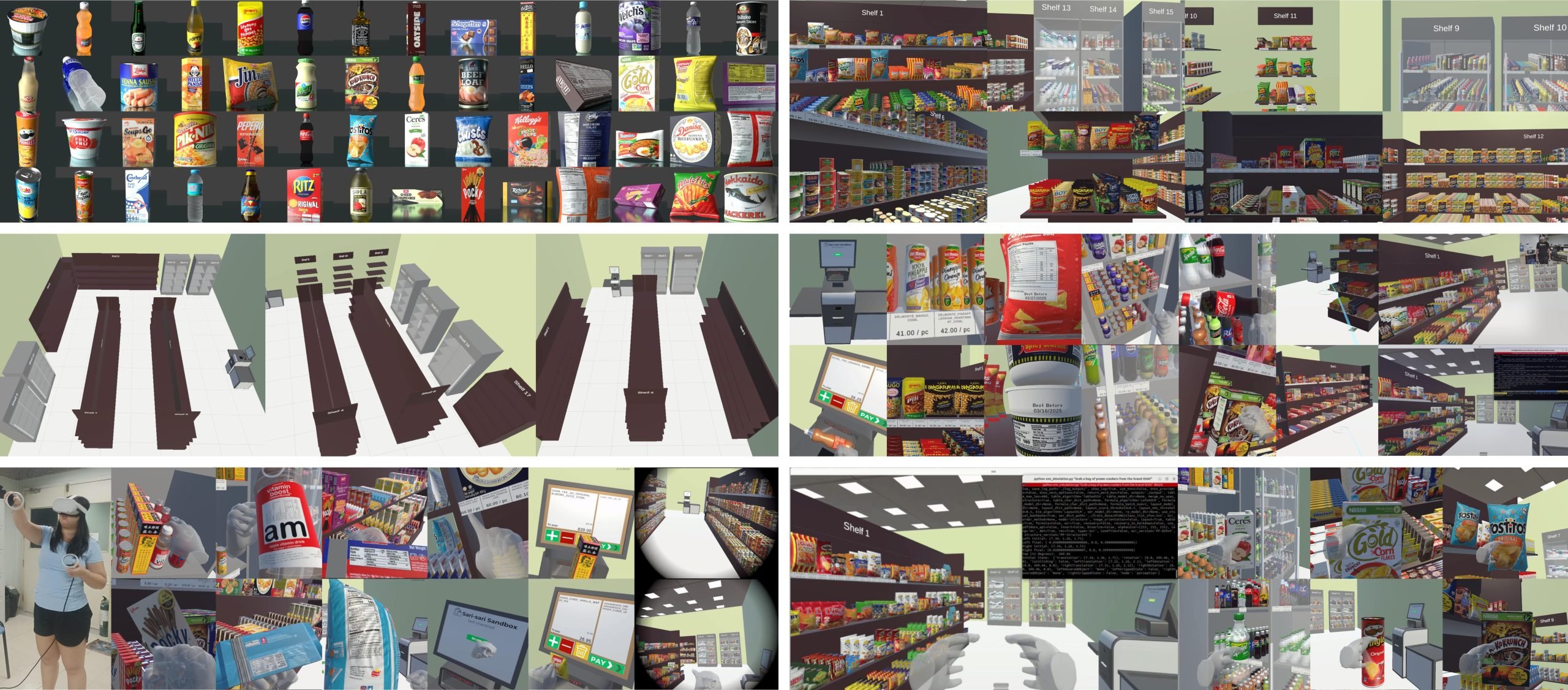 Sari-sari store-inspired AI environment simulation bags recognition at int’l conference